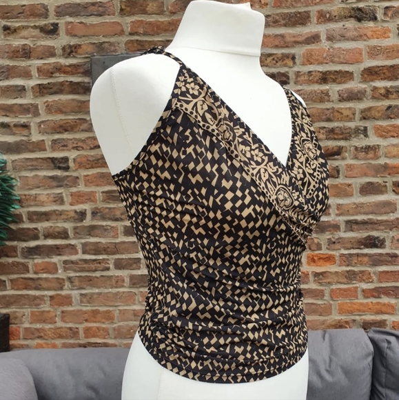 FREE PEOPLE INTIMATELY Camisole BNWT Black Silky Cami Top Bralette M 8-10 - Picture 2 of 12